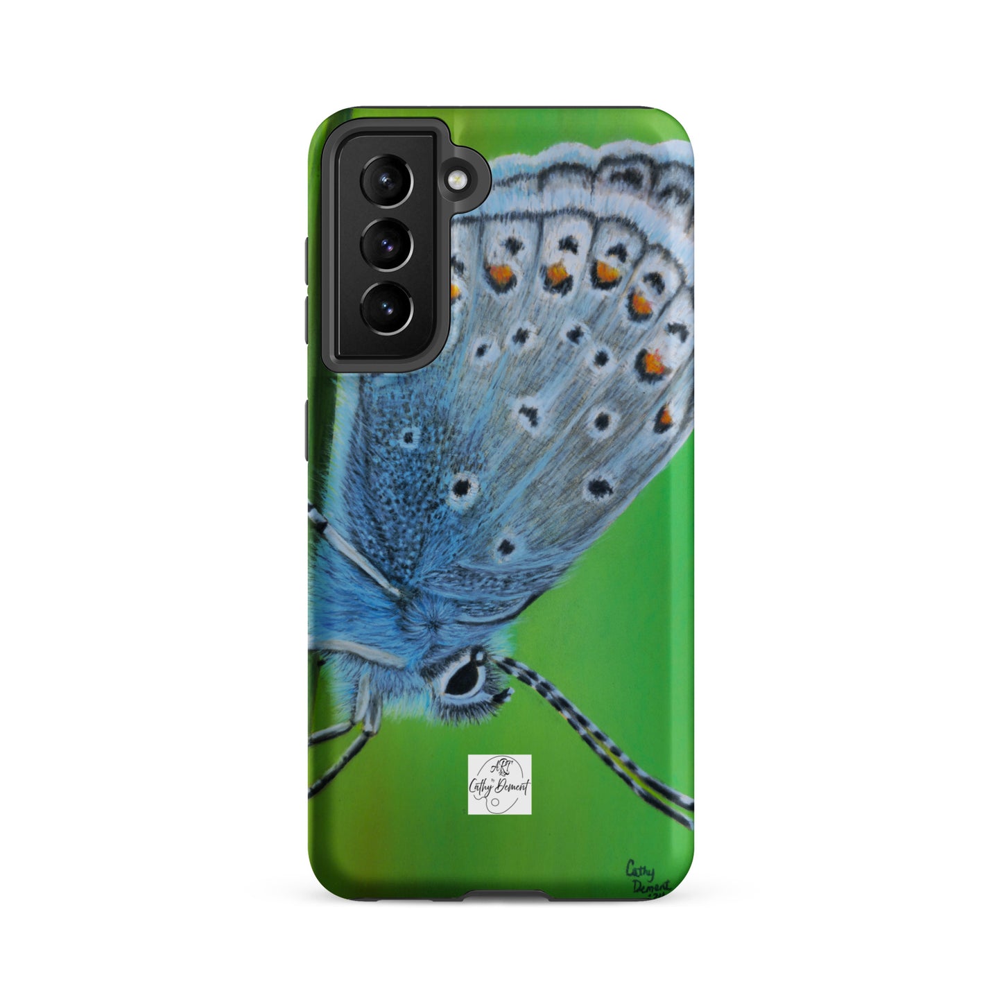 Tough Case for Samsung® - Gossamer Blue, Karner Blue Butterfly Artwork