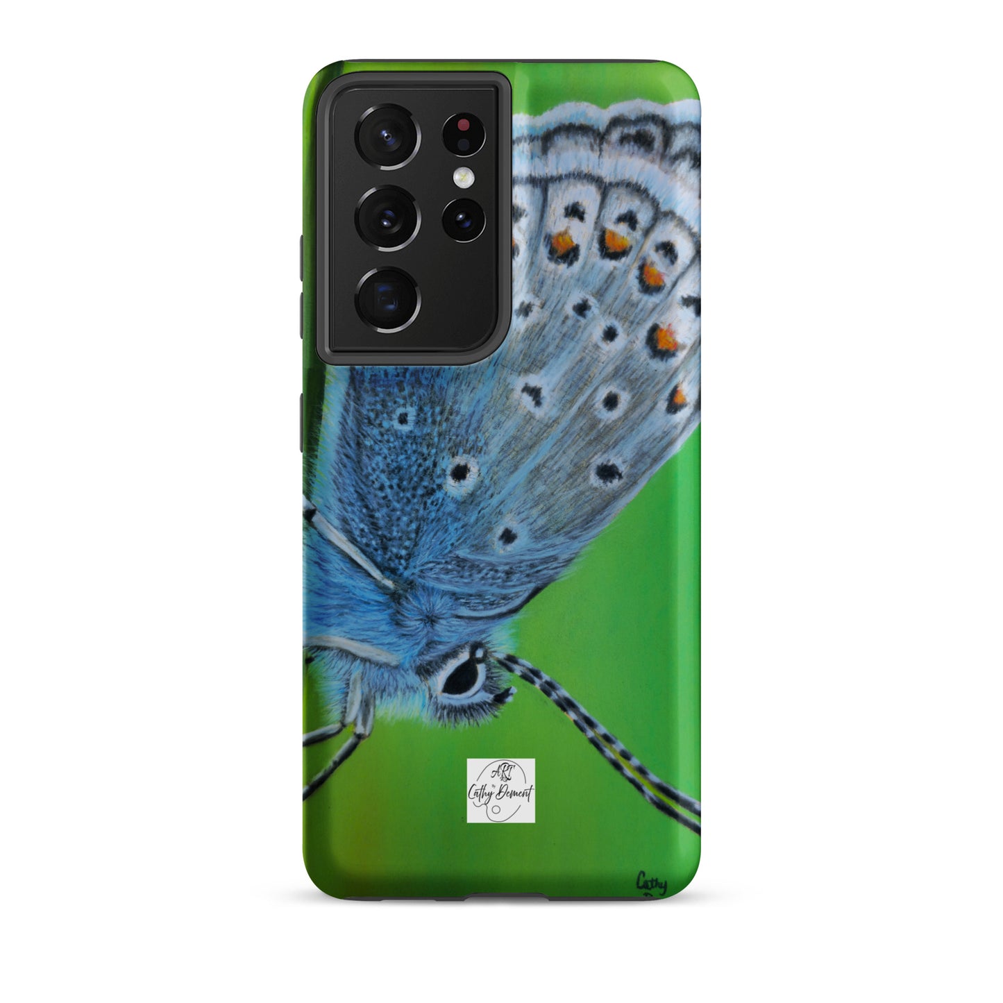 Tough Case for Samsung® - Gossamer Blue, Karner Blue Butterfly Artwork