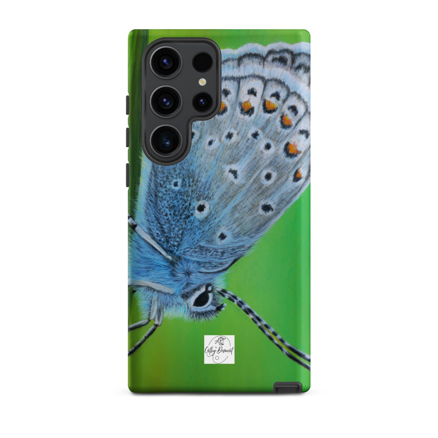 Tough Case for Samsung® - Gossamer Blue, Karner Blue Butterfly Artwork