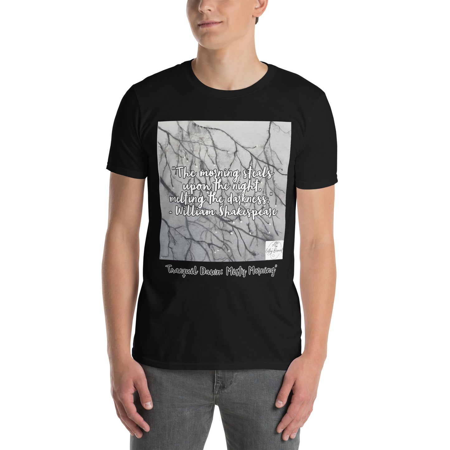 Tranquil Dawn: The Morning Steals Upon The Night Short-Sleeve Unisex T-Shirt