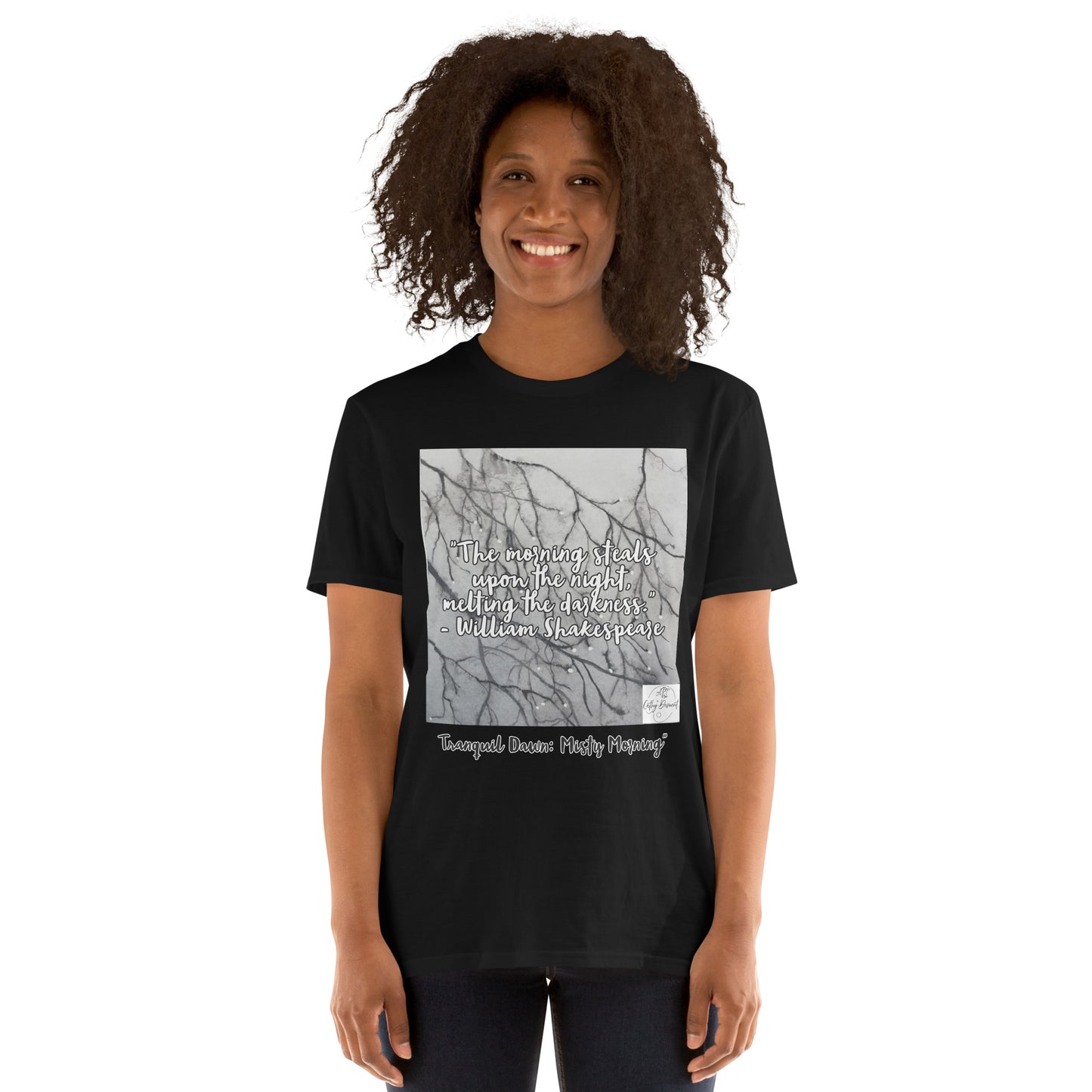 Tranquil Dawn: The Morning Steals Upon The Night Short-Sleeve Unisex T-Shirt