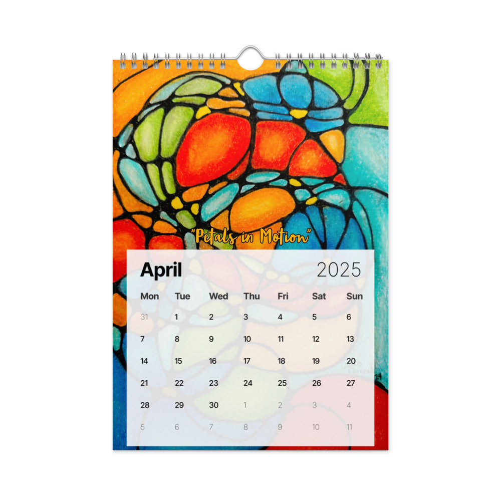 Wall Calendar (2025) - Artwork by Cathy Dement - 2023-2024 Print Collection