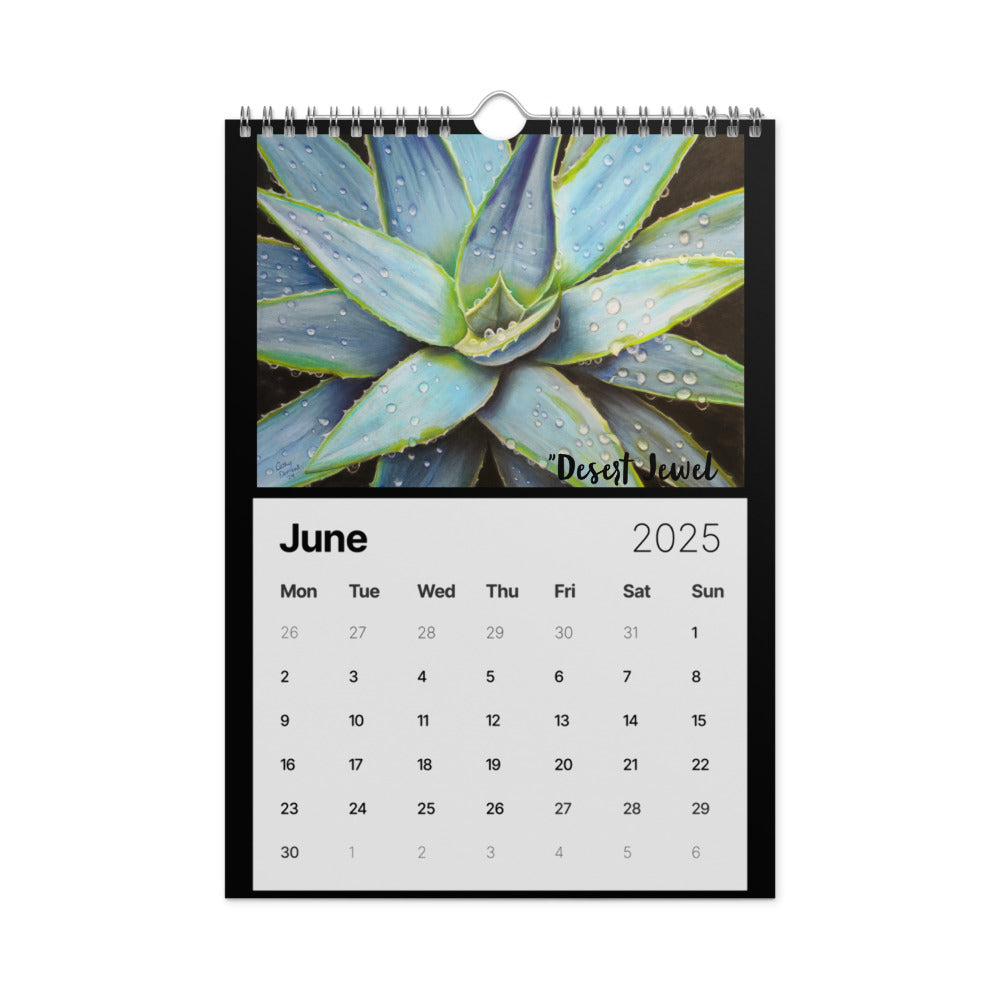 Wall Calendar (2025) - Artwork by Cathy Dement - 2023-2024 Print Collection