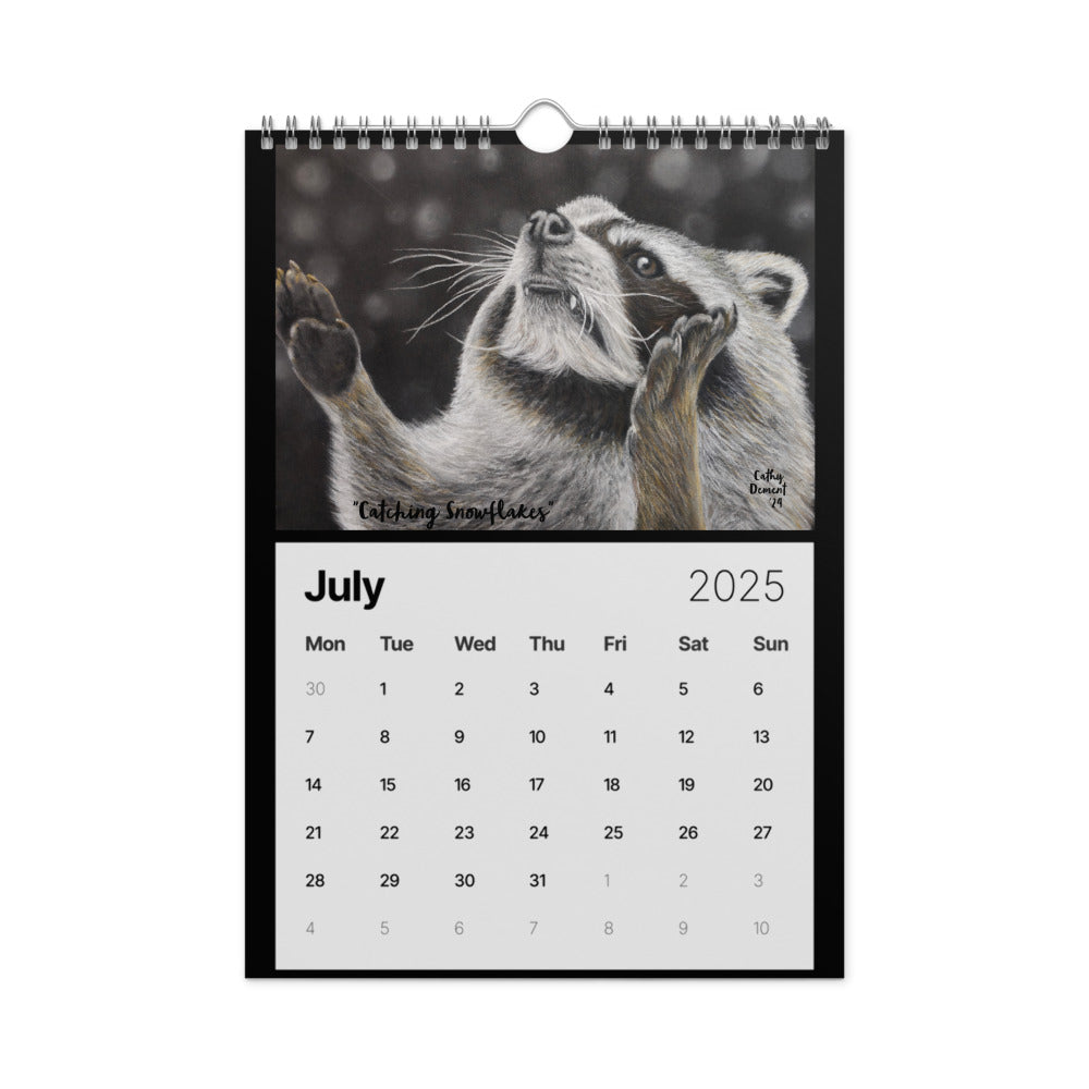 Wall Calendar (2025) - Artwork by Cathy Dement - 2023-2024 Print Collection