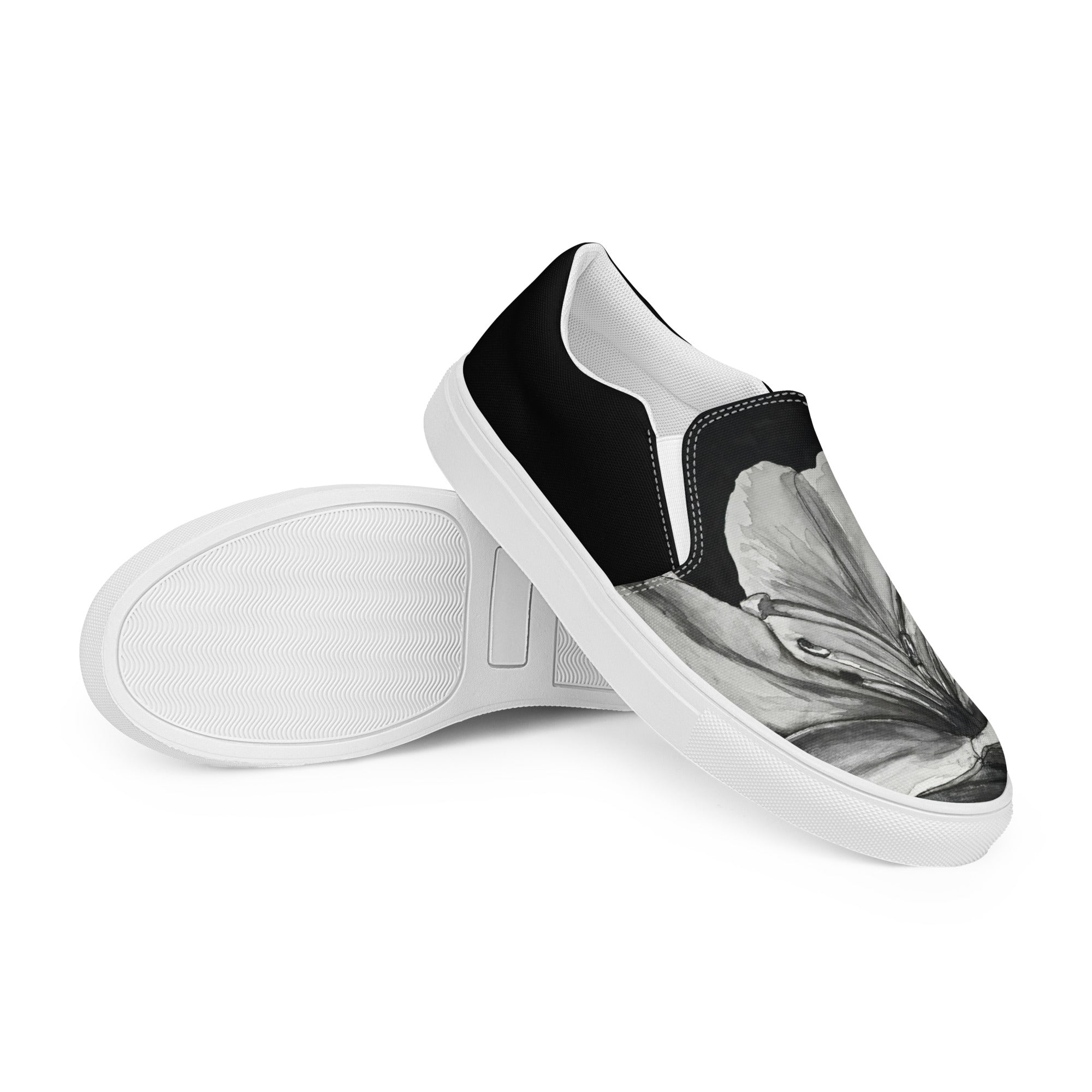 Women’s slip-on store canvas shoes in Diamonds are Forever